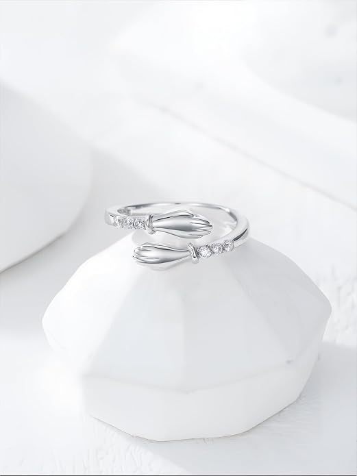 Midari Toe Rings for Women 925 Sterling Silver Hypoallergenic Adjustable Open Band Ring for Women Summer Beach Open Toe Jewelry Foot Jewelry