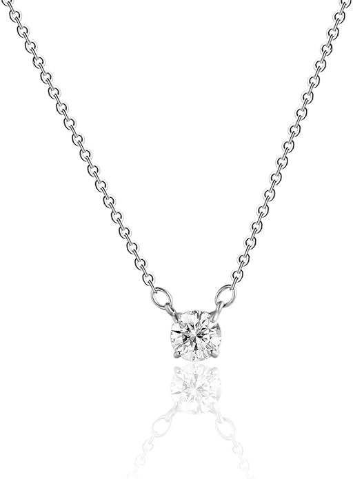Kyerlyn Cubic Zirconia Choker Heart Shaped Diamond Choker Solitaire Necklace for Women Dainty Gold Filled Tiny CZ Diamond Choker Necklace…