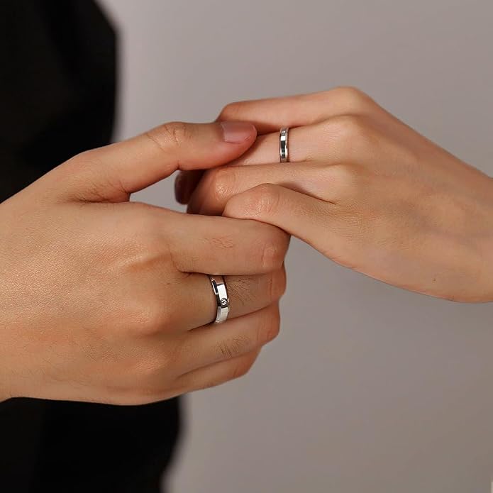 3mm 5mm Wedding Band for Women & Men Stainless Steel Couples Ring Comfort Fit High Polish