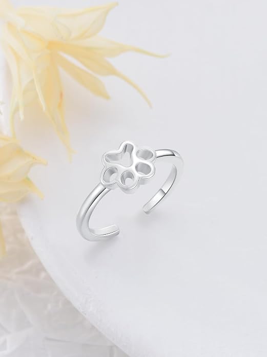 Midari Toe Rings for Women 925 Sterling Silver Hypoallergenic Adjustable Open Band Ring for Women Summer Beach Open Toe Jewelry Foot Jewelry