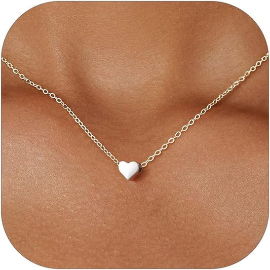 ChicSilver 925 Sterling Silver Cross/Heart/Butterfly/Star/Moon Necklace for Women, Hypoallergenic Dainty Small Silver Pendant Necklaces (with Gift Box)