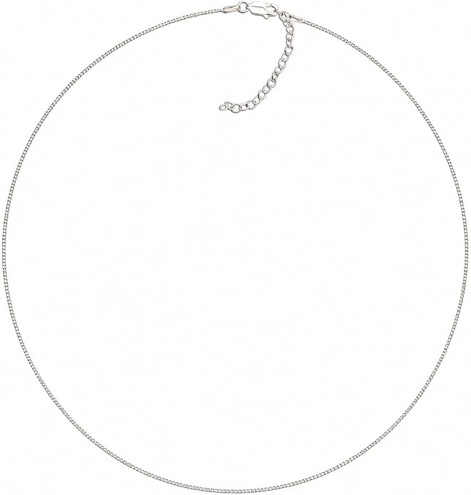 Precious Pieces Child's or Women's 925 Sterling Silver Box Chain with Lobster Clasp for Kids, Teens, or Adults