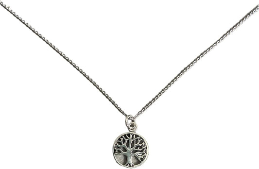 Sterling Silver Tree of Life Pendant Necklace