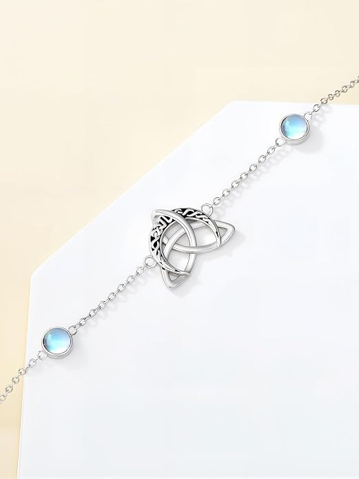 WINNICACA Sterling Silver Butterfly Bracelet Anklet Created Opal Butterfly Jewelry Gifts for Women Birthday Christmas Day Gifts