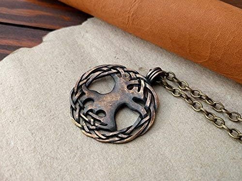 Baldur Jewelry - Handcrafted Yggdrasil Viking Norse World Tree of Life Pendant Necklace Amulet Jewelry | 925 Sterling-Silver Tree of Life Necklace | Viking Gifts |Jewelry for Men Women