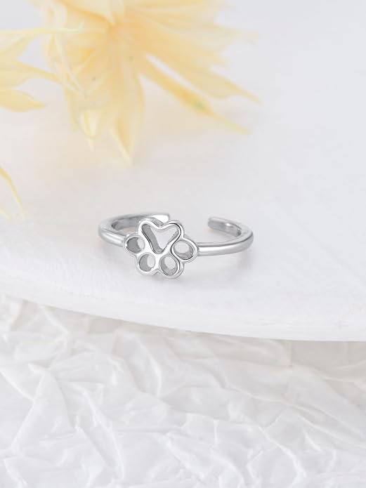 Midari Toe Rings for Women 925 Sterling Silver Hypoallergenic Adjustable Open Band Ring for Women Summer Beach Open Toe Jewelry Foot Jewelry