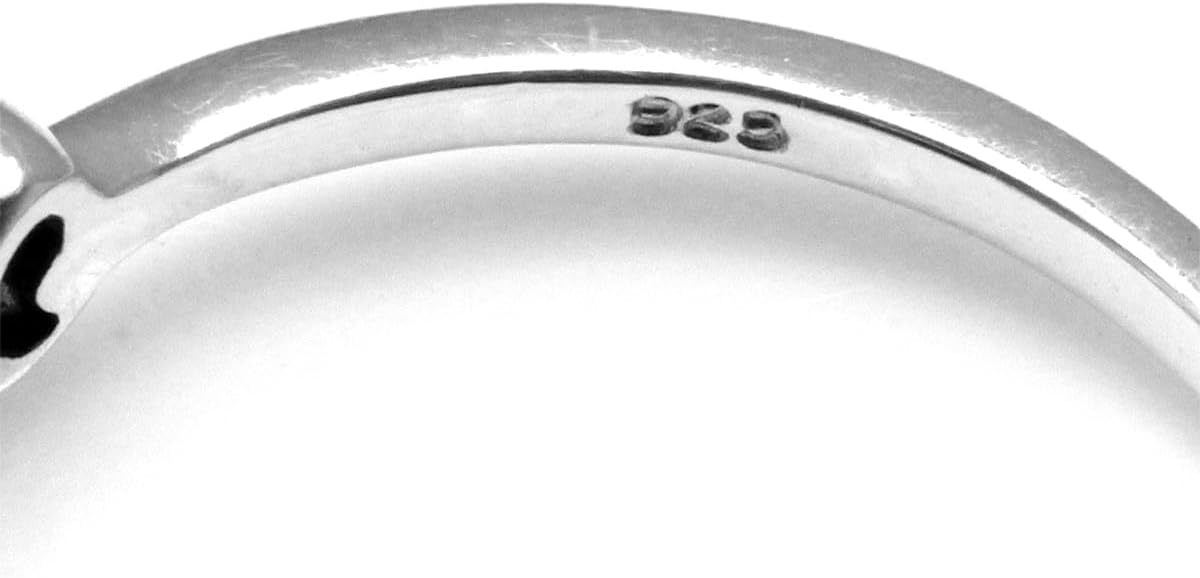 Silvershake 7MM Heart Shape 925 Sterling Silver Celtic Heart Knot Filigree Solitaire Promise Ring Jewelry for Women