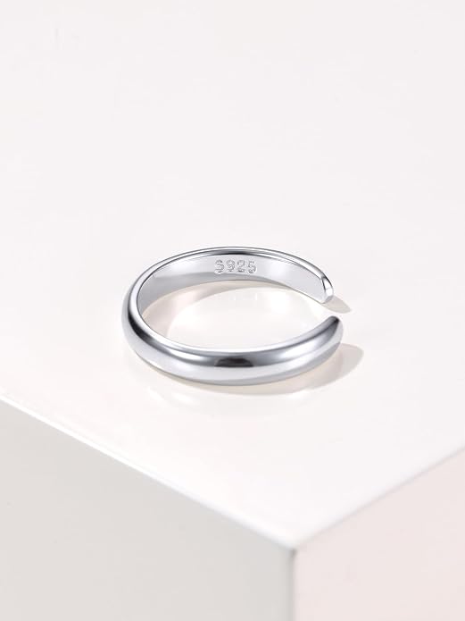 ChicSilver Sterling Silver Toe Rings for Women 14K Gold Plated Toe Rings for Women Open Adjustable Toe Ring for Women Toe Jewelry for Summer Beach