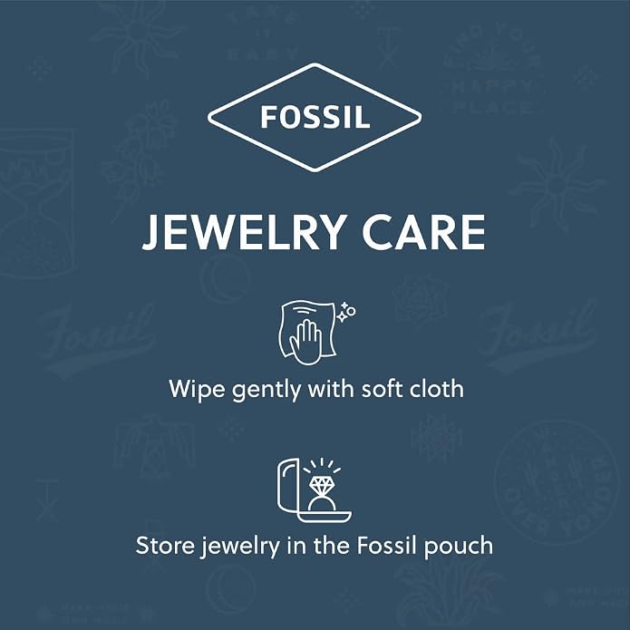 Fossil Men's Stainless Steel or Leather Necklace for Men