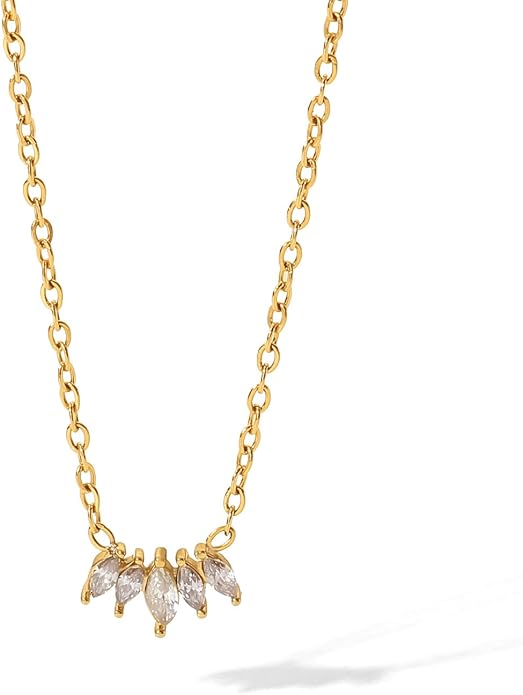Unisex Celestial Gold Pendant Necklaces, Sun/Moon/Star/Angle Celestial Elements Unisex Choker Gold Lover Chains for Men and Women Jewelry