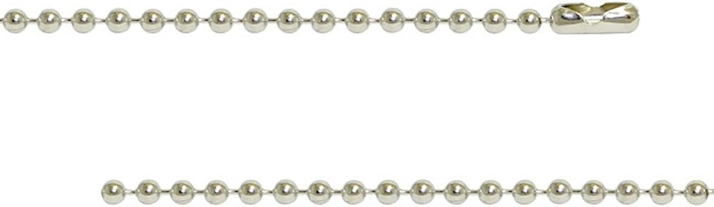 DragonWeave 2mm Fine Sterling Silver Ball Chain Necklace
