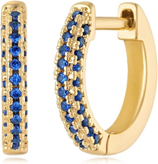 MYEARS Women Huggie Earrings Gold Hoop 14K Gold Filled Small Simple Hypoallergenic Everyday Jewelry