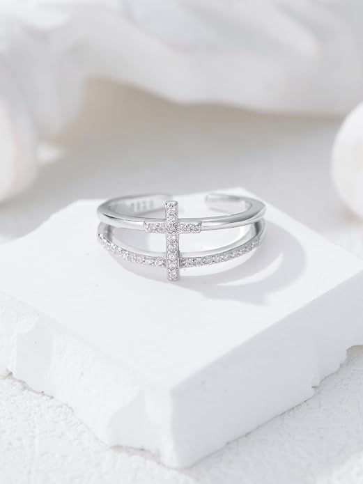 Midari Toe Rings for Women 925 Sterling Silver Hypoallergenic Adjustable Open Band Ring for Women Summer Beach Open Toe Jewelry Foot Jewelry