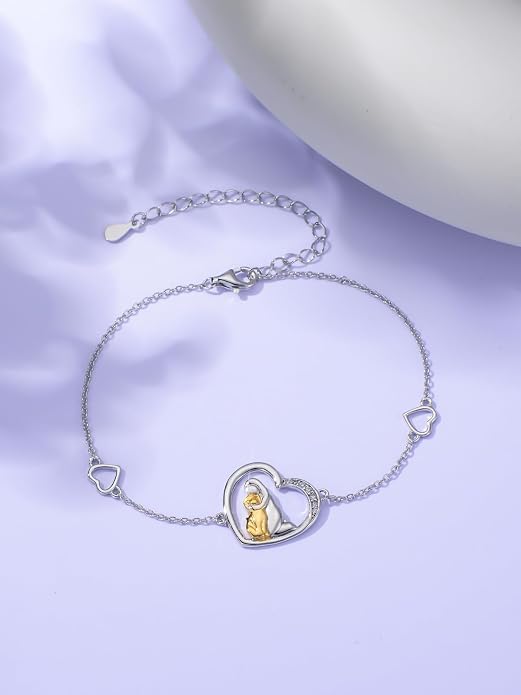 Ankle/Bracelet for Women Sterling Silver Sea Turtle/Butterfly/Mustard Seed/Sister/Sunflower/Elephant Gifts for Birthday Summer Beach Jewelry for Mom Wife Daughter Friend