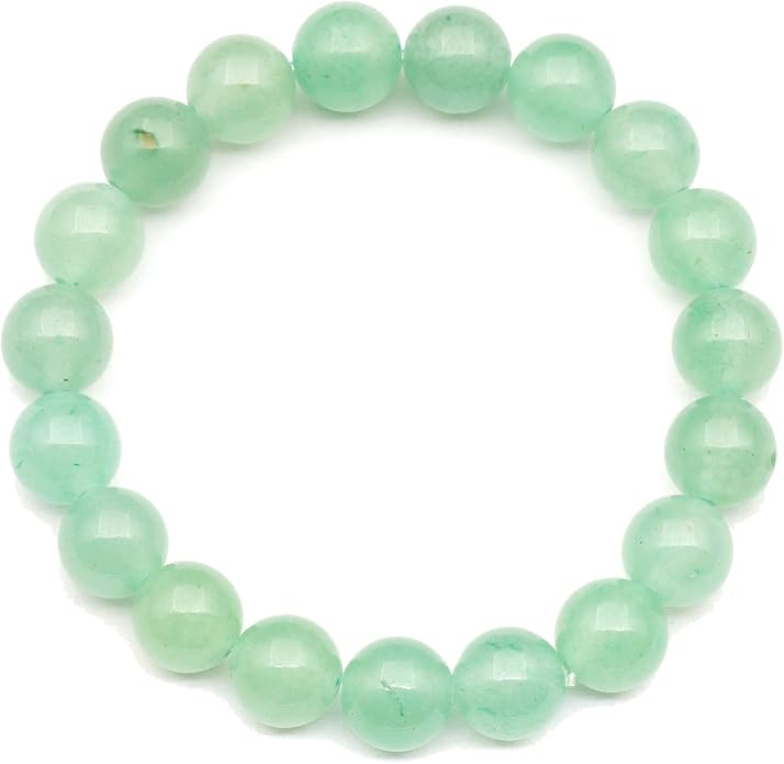 Natural Gemstone Beaded Stretch Bracelet for Men & Women | Handmade 8mm Stone Jewelry | Zodiac Chakra Elastic Bracelet | Meaningful Gift Collection