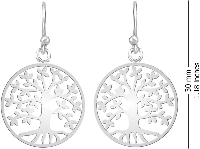 Charmsy 925 Sterling Silver Light-Weight Antique Filigree Teardrop Drop Earrings for Women