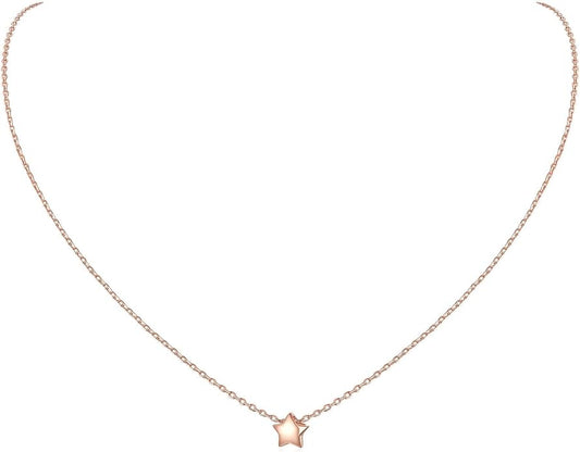 ChicSilver 925 Sterling Silver Cross/Heart/Butterfly/Star/Moon Necklace for Women, Hypoallergenic Dainty Small Silver Pendant Necklaces (with Gift Box)