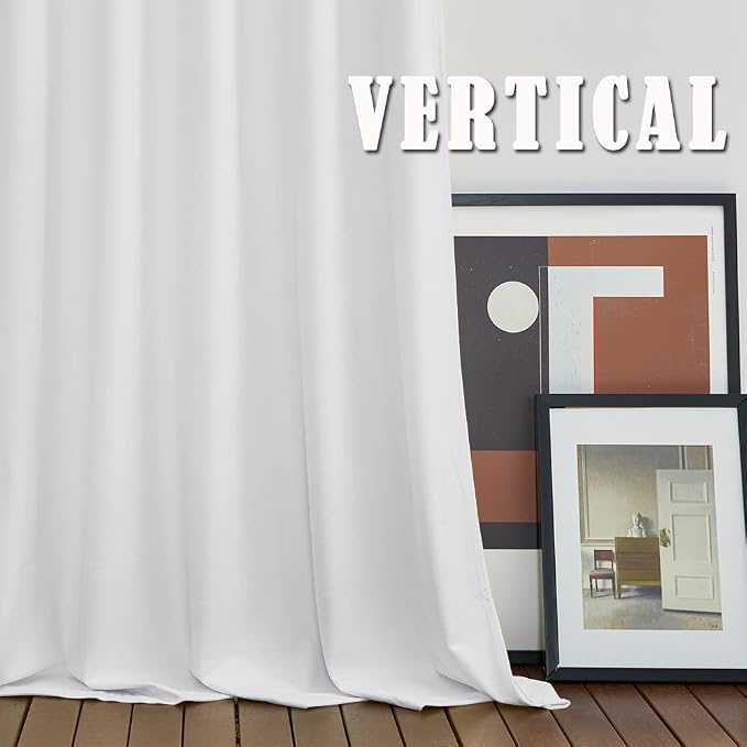 RYB Home Velvet Curtains 90 inches - Back Tab Pure White Plush Soft Window Curtain Panels Light Reducing Minimalist Modern Home Decor for Bedroom Kids Room Office, W52 x L90, 2 Panels Set