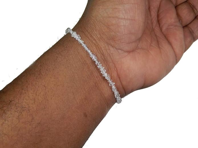 Natural Gemstone Bead Bracelet for Women – Healing Crystal Reiki Bracelet, Handmade Spiritual Protection Jewelry, Energy Stone Stretch Bracelet Gift for Women & Girls