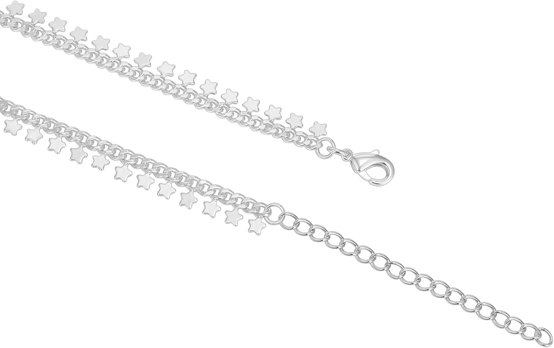 PAVOI 14K Gold Plated Anklet for Women - Trendy Link Chain Ankle Bracelet Summer Jewelry - Boho Dainty Anklets with Cubic Zirconia, Beaded, Evil Eye, Star, Station, Pearls Adjustable Gold Jewelry