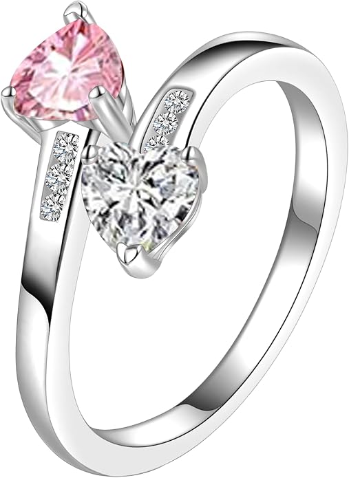 Btysun Mothers Day Gifts, Birthday Gifts for Women Non Tarnish Gold Rings Adjustable 1-12 Birthstone Rings Birthday Gift for Wife Mom Stocking Stuffers Promise Ring Anniversary Wedding Jewelry