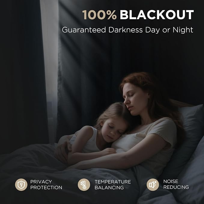 Joydeco Linen Blackout Curtains for Bedroom - 100% Light Blocking 1 Panels, Sage Green Drapes 70" W x 90" L, Thermal Insulated Room Darkening Curtains for Living Room, Rod Pocket & Back Tabs