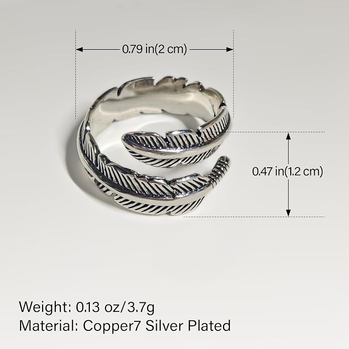 925 Sterling Silver Ring Minimalist Adjustable Rings Band Handmade Rings for Women Girls