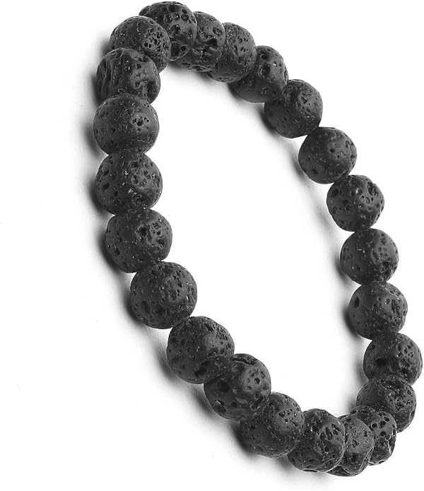 Arihant Gems And Jewels Reiki/Yoga Healing Crystal Stretchable Bracelet,100% Natural And Certified, Astrological Gemstone, Unisex Both For Men & Women - (8 Mm)