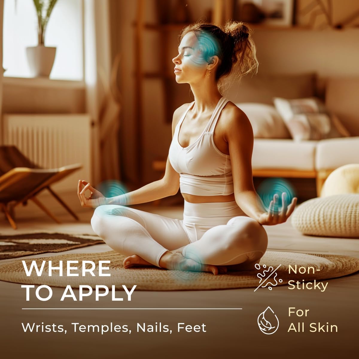 Gya Labs Tea Tree Essential Oil Roll on for Skin, Face & Nails, 100% Pure Natural Australian Melaleuca Tea Tree Oil Roller, Refreshing Aromatherapy, Travel Size (0.34 Fl Oz)