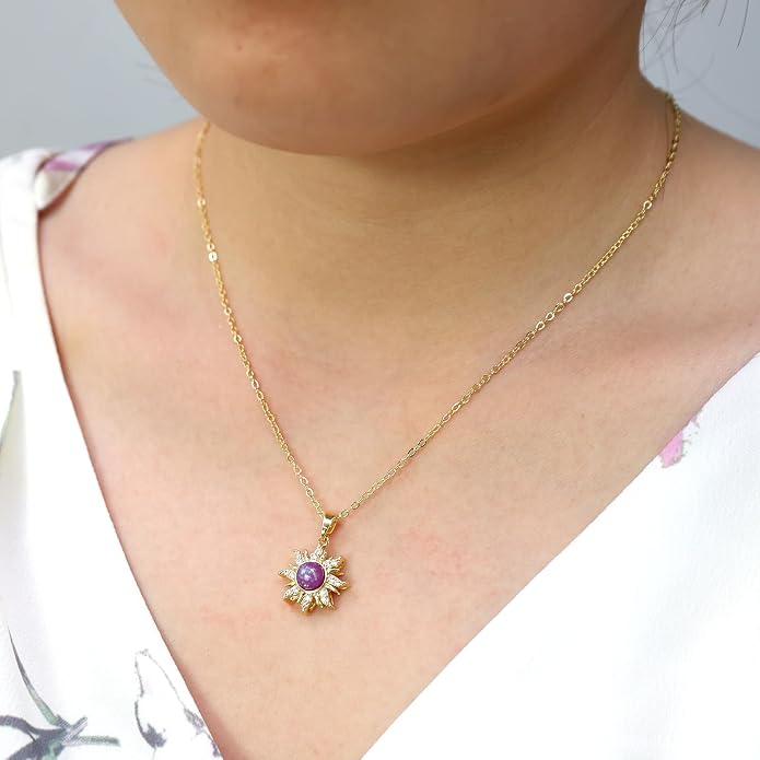 14K Gold Plated Paper Clip Chain Link Necklace Satellite Cross Key Starfish Turquoise Heart Necklace for Women