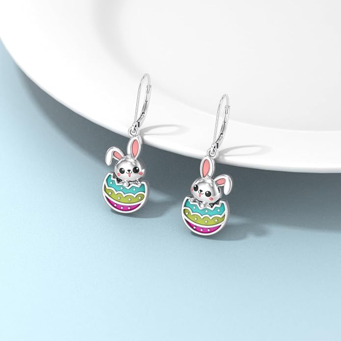 Seiyang Dangle Earrings 925 Sterling Silver Animal/American Flag/Turquoise Dangle Drop Earrings Jewelry Gifts for Women