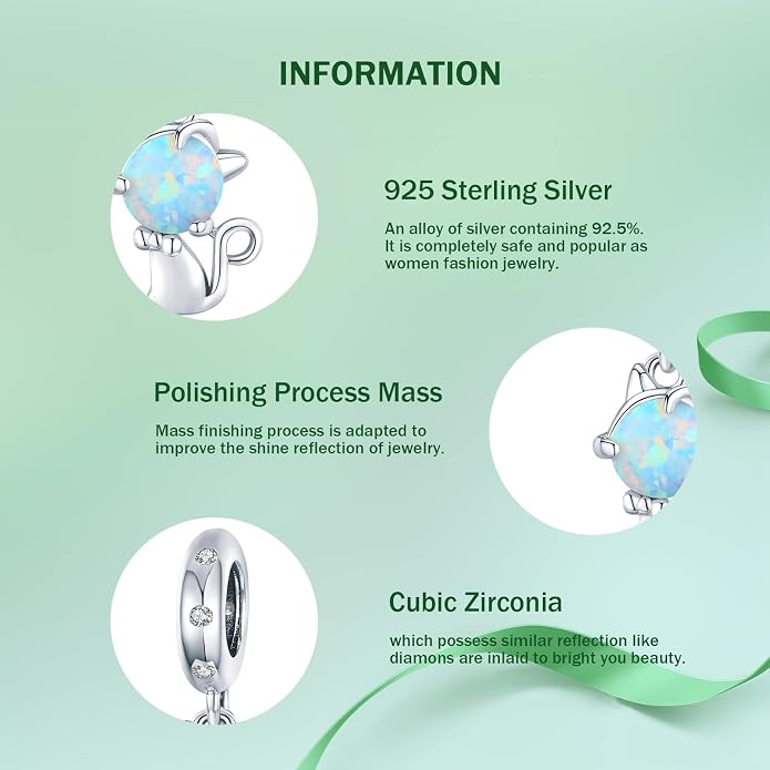NINGAN 925 Sterling Silver Charm Golden Love Charm Buckle Safety Chain Travel Bead Firefly Dragonfly Pendant, Suitable for Women Bracelet and Necklace as Gift from Mom and Friends