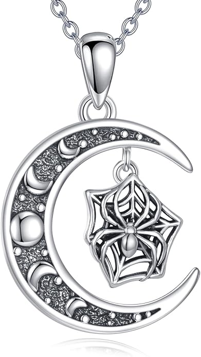 Sun and Moon Necklace 925 Sterling Silver Sun Moon Pendant Gemstone Jewelry Gifts for Women