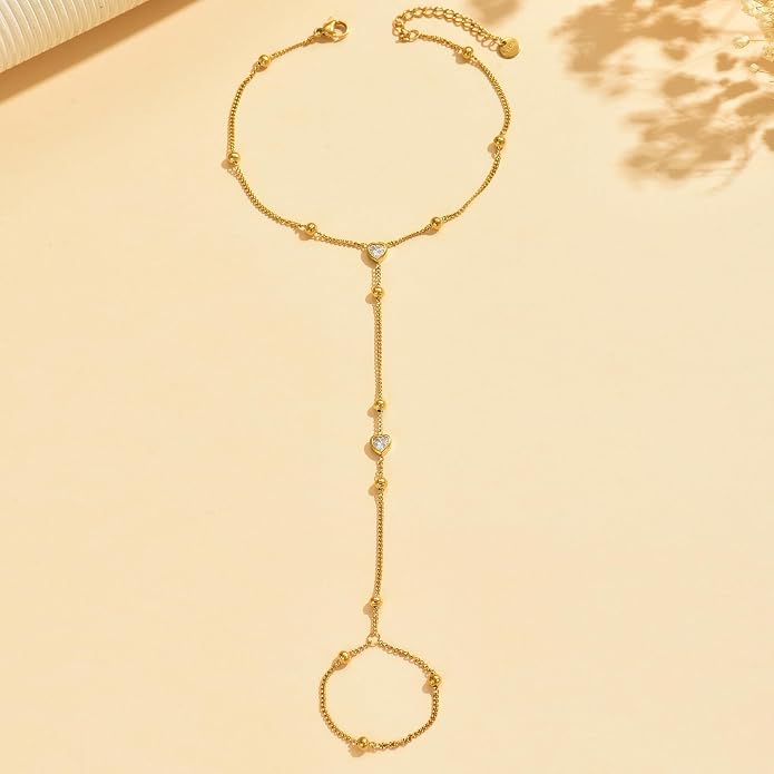 Ankle Bracelets for Women 18K Gold Plated Dainty Pearl Cross CZ Anklets Daisy Moon Star Gold Bead Satellite Cuban Link Chain Waterproof Summer Beach Foot Jewelry