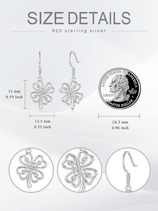 Seiyang Dangle Earrings 925 Sterling Silver Animal/American Flag/Turquoise Dangle Drop Earrings Jewelry Gifts for Women