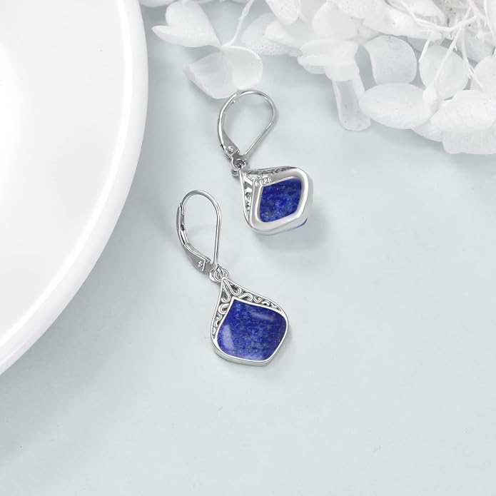 Teardrop Earrings Sterling Silver Filigree Irish Celtic Teardrop Drop Earrings Jewelry Gifts For Women