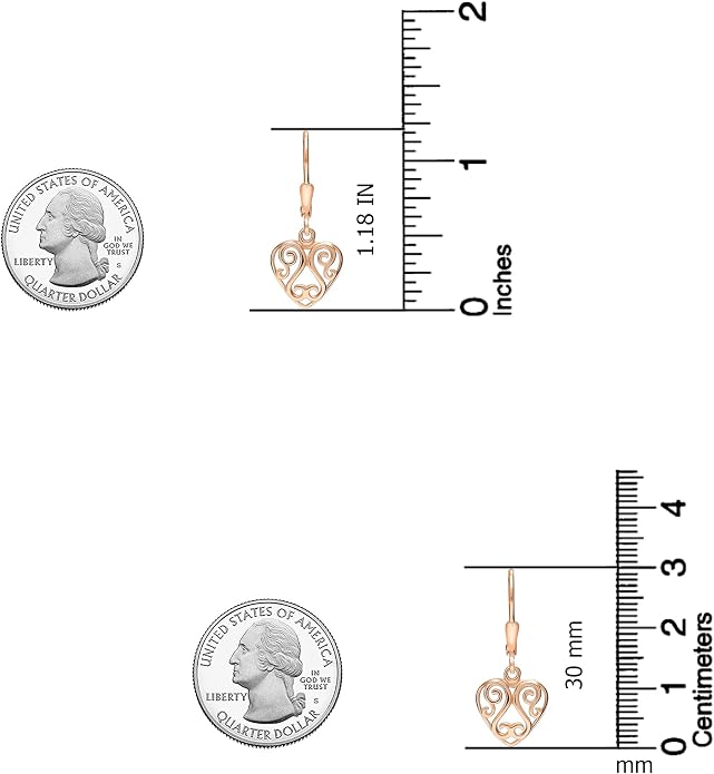 LeCalla 925 Sterling Silver Leverback Drop Earrings | Lightweight Italian Teardrop Dangle Earring for Women