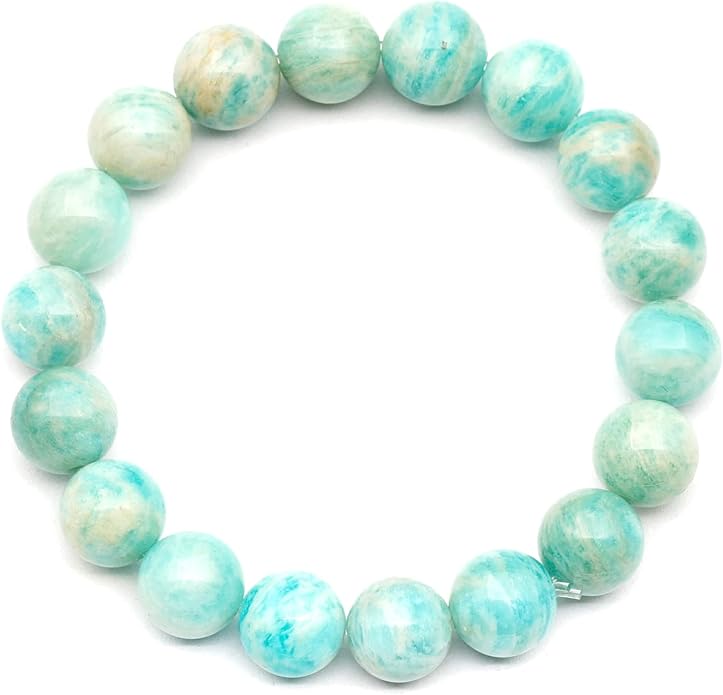 Natural Gemstone Beaded Stretch Bracelet for Men & Women | Handmade 8mm Stone Jewelry | Zodiac Chakra Elastic Bracelet | Meaningful Gift Collection