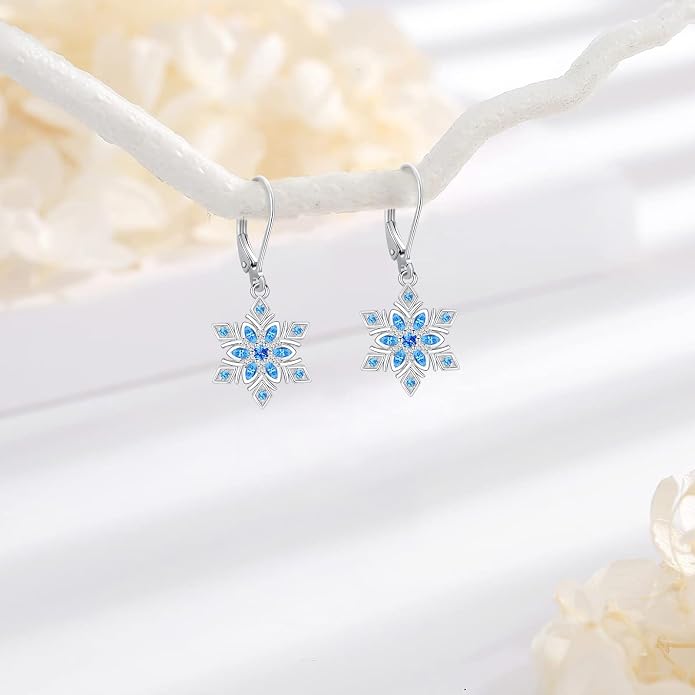 Tree of Life/Cat/Turtle/Butterfly/Flower/Celtic/Turquoise/Moonstone Dangle Earrings for Women Sterling Silver Cute Animals Drop Earrings Jewelry Gifts