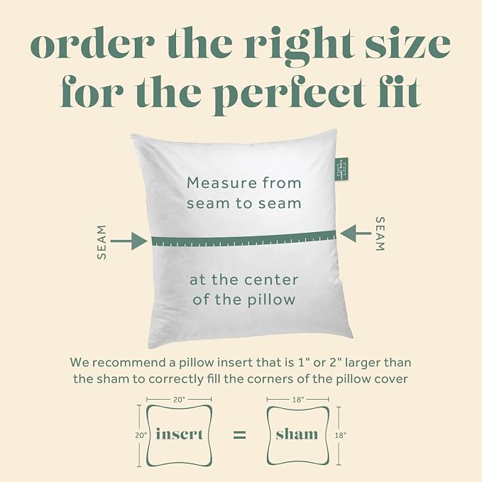 ComfyDown 12x34 Throw Pillow Insert, Down & Feather Fill, 100% Cotton Cover, Made in USA – Premium Soft Lumbar Decorative Pillow Form Sham Stuffer for Bed, Sofa & Couch