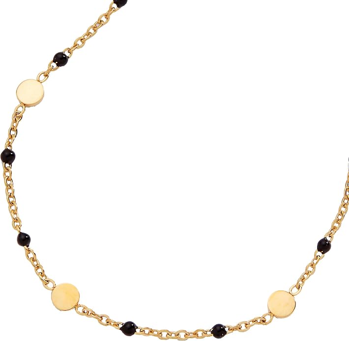 Alex and Ani Enameled Chain Coin Station Anklet