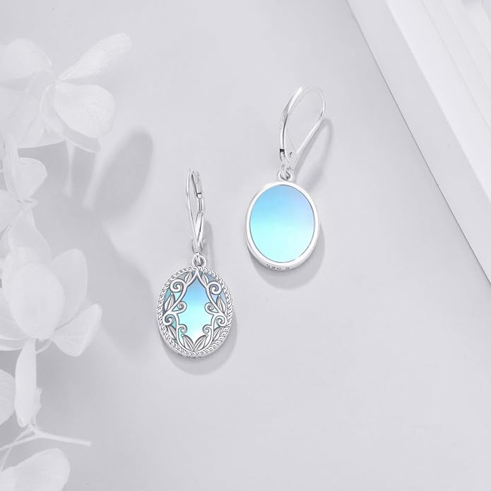 Teardrop Earrings Sterling Silver Filigree Irish Celtic Teardrop Drop Earrings Jewelry Gifts For Women