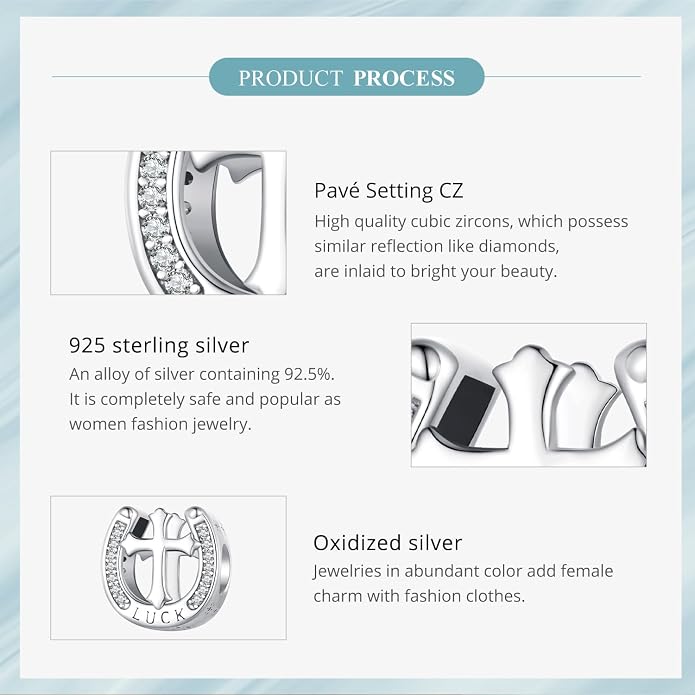 NINGAN 925 Sterling Silver Charm Golden Love Charm Buckle Safety Chain Travel Bead Firefly Dragonfly Pendant, Suitable for Women Bracelet and Necklace as Gift from Mom and Friends