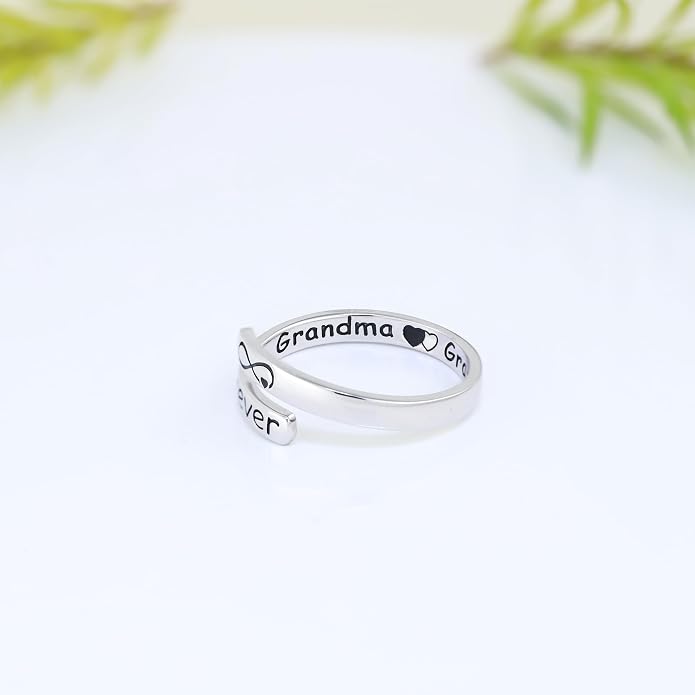 925 Sterling Silver Inspirational Rings for Women Hope Rings Encouragement Jewelry