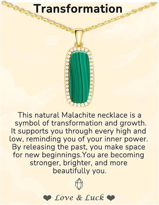 Natural Gemstone New Beginnings Birthday Graduation Gifts 925 Silver Jewelry Plated with 18K Gold Protection Necklace for Women