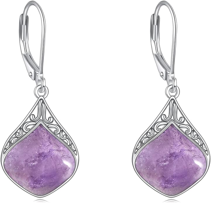 Teardrop Earrings Sterling Silver Filigree Irish Celtic Teardrop Drop Earrings Jewelry Gifts For Women