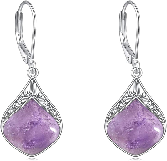 Teardrop Earrings Sterling Silver Filigree Irish Celtic Teardrop Drop Earrings Jewelry Gifts For Women