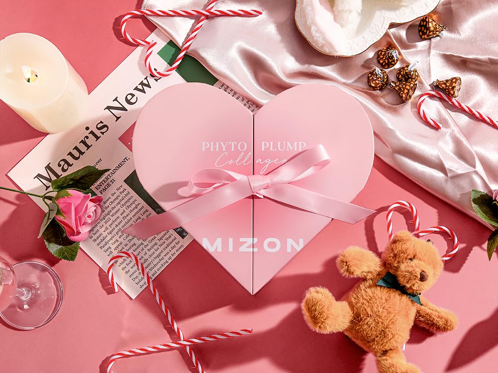 MIZON Special Edition Gift Set - Phyto Collagen Line Toner (5.07oz) + Serum (1.01oz)+ Day Cream (1.69oz) Vegan Collagen, Skincare Set, Vegan Kit