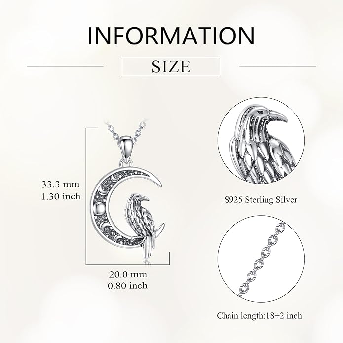 Sun and Moon Necklace 925 Sterling Silver Sun Moon Pendant Gemstone Jewelry Gifts for Women
