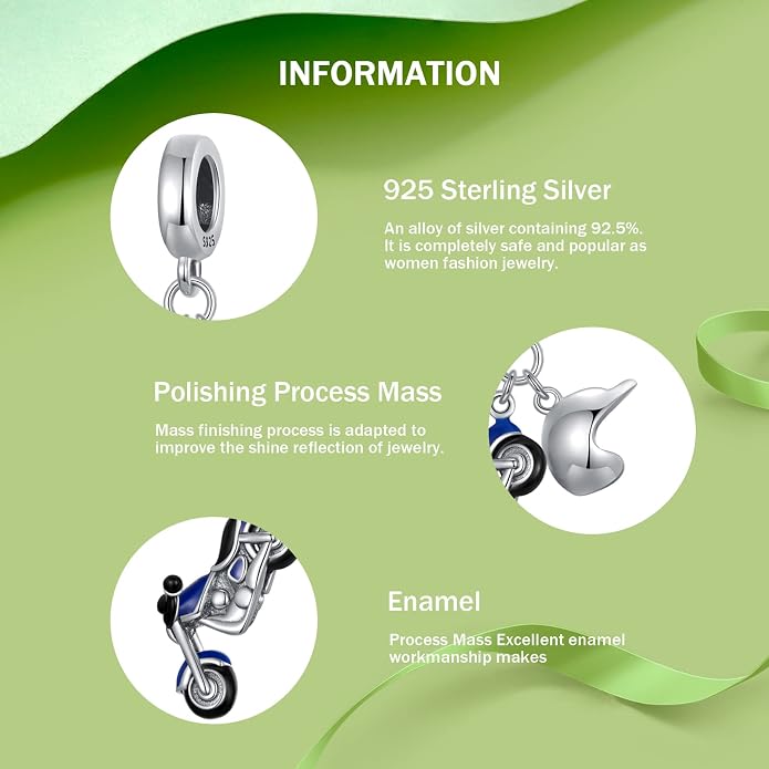 NINGAN 925 Sterling Silver Charm Golden Love Charm Buckle Safety Chain Travel Bead Firefly Dragonfly Pendant, Suitable for Women Bracelet and Necklace as Gift from Mom and Friends